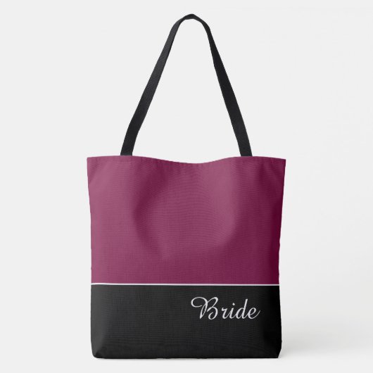 Chic Bride Tote Bag Tasche (Rückseite)