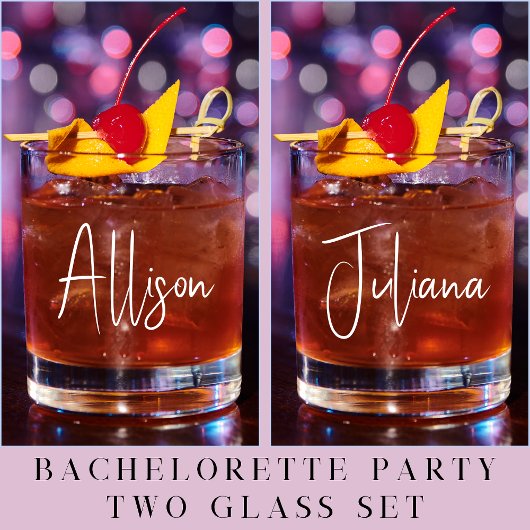 Chic Bridesmaid Brautparty Wedding Whiskyglas