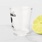 Chic Bridesmaid Keepake Lippenstift-Druck Schnapsglas (Rechts)