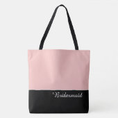 Chic Bridesmaid Tote Bag Tasche (Vorderseite)