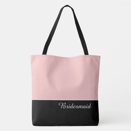 Chic Bridesmaid Tote Bag Tasche (Rückseite)