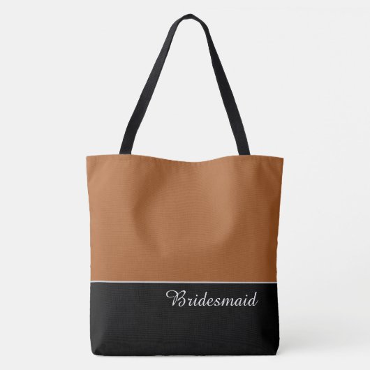 Chic Bridesmaid Tote Bag Tasche (Rückseite)