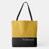Chic Bridesmaid Tote Bag Tasche (Vorderseite)