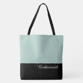 Chic Bridesmaid Tote Bag Tasche (Vorderseite)