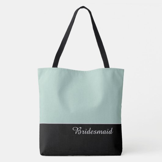 Chic Bridesmaid Tote Bag Tasche (Rückseite)