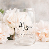 Chic Bridesmaid Trauzeugin Wedding Dosenglas