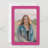 Chic Bright Multicolor Brautparty Foto Einladung (Rückseite)