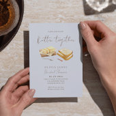 Chic Brot und Butter Brautparty Einladung