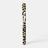 Chic Brown Kokette Leopard Bogen Monogramm iPhone 16 Hülle (Linke Seite)