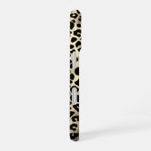 Chic Brown Kokette Leopard Bogen Monogramm iPhone 16 Hülle (Rechte Seite)