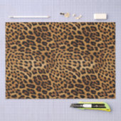 Chic Brown Leopard Print Seidenpapier (Handwerk)