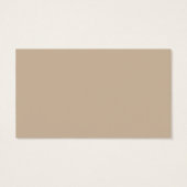 Chic Brown Modern Bridge-Geschenkkarte (Rückseite)