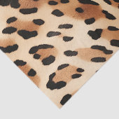 Chic Brown White Leopard Print Seidenpapier (Detail)