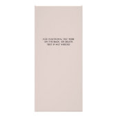 Chic Brush Stroke | Dienstleistungen der Salon-Pre Werbekarte (Hinten)