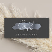 Chic Brush Stroke Elegantes schwarzes Geschenk Zer