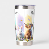 Chic Brushstroke Oster Highland Cow 20oz Thermobecher (Links)