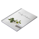 Chic bucht kundenspezifische personalisierte notizblock (Linke Seite)