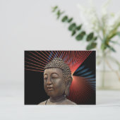 Chic Buddha Yoga Style Postkarte (Stehend Vorderseite)