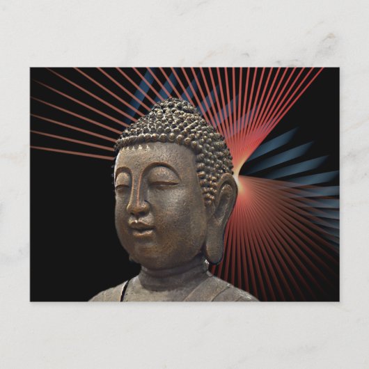 Chic Buddha Yoga Style Postkarte (Vorderseite)