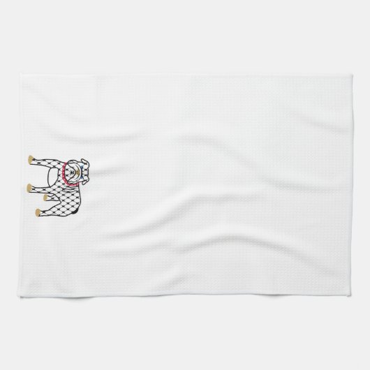 Chic Bulldog, Go Dawgs Geschirrtuch (Horizontal)