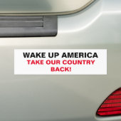 CHIC BUMPERSTICKER_ " NEHMEN UNSERE LAND-RÜCKSEITE AUTOAUFKLEBER (Auf Auto)