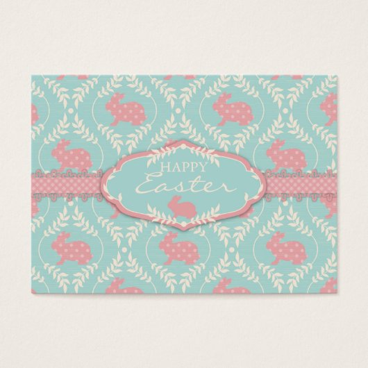 Chic Bunny Gift Tag (Vorderseite)