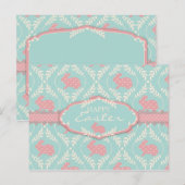 Chic Bunny Postcard Feiertagspostkarte (Vorne/Hinten)