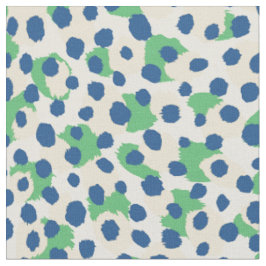 Chic bunt grüner Cheetah-Printpolka Punkte Stoff