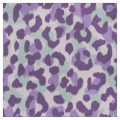Chic bunt minze lila Cheetah Druckmuster Stoff (Nahaufnahme)