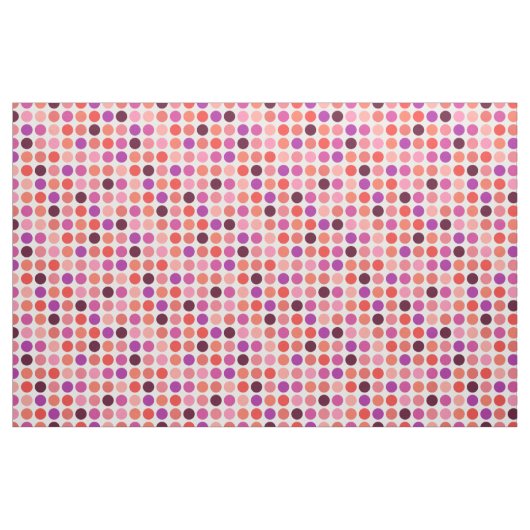 Chic bunt polka dots Muster monogramm Stoff (Yard (91,4 cm))