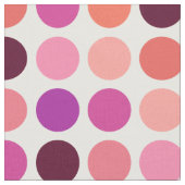 Chic bunt polka dots Muster monogramm Stoff (Nahaufnahme)