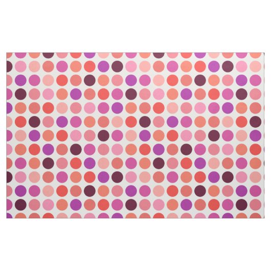Chic bunt polka dots Muster monogramm Stoff (Fat Quarter (45,7 x 55,9 cm))
