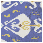 Chic bunte naby-blaue Kat-Stammesmuster Stoff (Nahaufnahme)