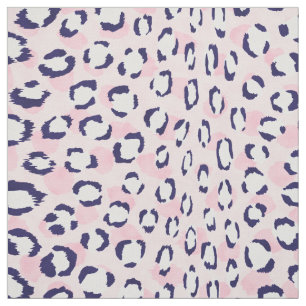 Chic bunter Marineblau blaues Muster Stoff