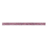 Chic buntes rotes lila Cheetah-Druckmuster Satinband (Vorderseite)