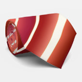 Chic Burgundy Terra Cotta Krawatte (Gerollt)