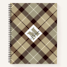 Chic Burlywood Gray Kariert Tartan Personalisierte