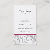 Chic Business Cards Visitenkarte (Rückseite)