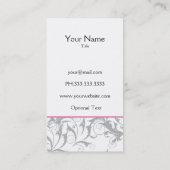 Chic Business Cards Visitenkarte (Rückseite)