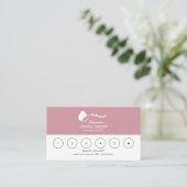 CHIC Business Rewards 6 Punch Logo PINK Treuekarte (Stehend Vorderseite)