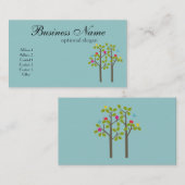 Chic-Butike-blaue Geschäfts-Karte Visitenkarte (Vorne/Hinten)