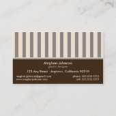 Chic-Butike-Designer-Geschäfts-Karten: Lavendel Visitenkarte (Rückseite)