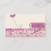 Chic-Butike-Geschäfts-Karten Visitenkarte (Rückseite)