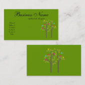 Chic-Butike-Grün-Geschäfts-Karte Visitenkarte (Vorne/Hinten)