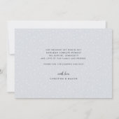 Chic Calligrafie | Foto Collage Wedding Vielen Dan Dankeskarte (Rückseite)