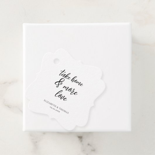 Chic Calligraphie nimmt Zuhause und mehr Liebe Hoc Geschenkanhänger (Beispiel)