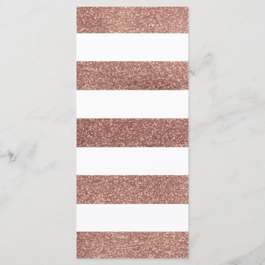 Chic Calligraphy 4x9 Wedding Menu Card für Platten Menükarte (Rückseite)