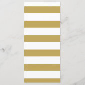 Chic Calligraphy 4x9 Wedding Menu Card für Platten Menükarte (Rückseite)