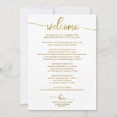 Chic Calligraphy Einladung zu Hochzeiten (Vorderseite)