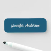 Chic Calligraphy Elegance Personalisiert Namensschild (Beispiel)